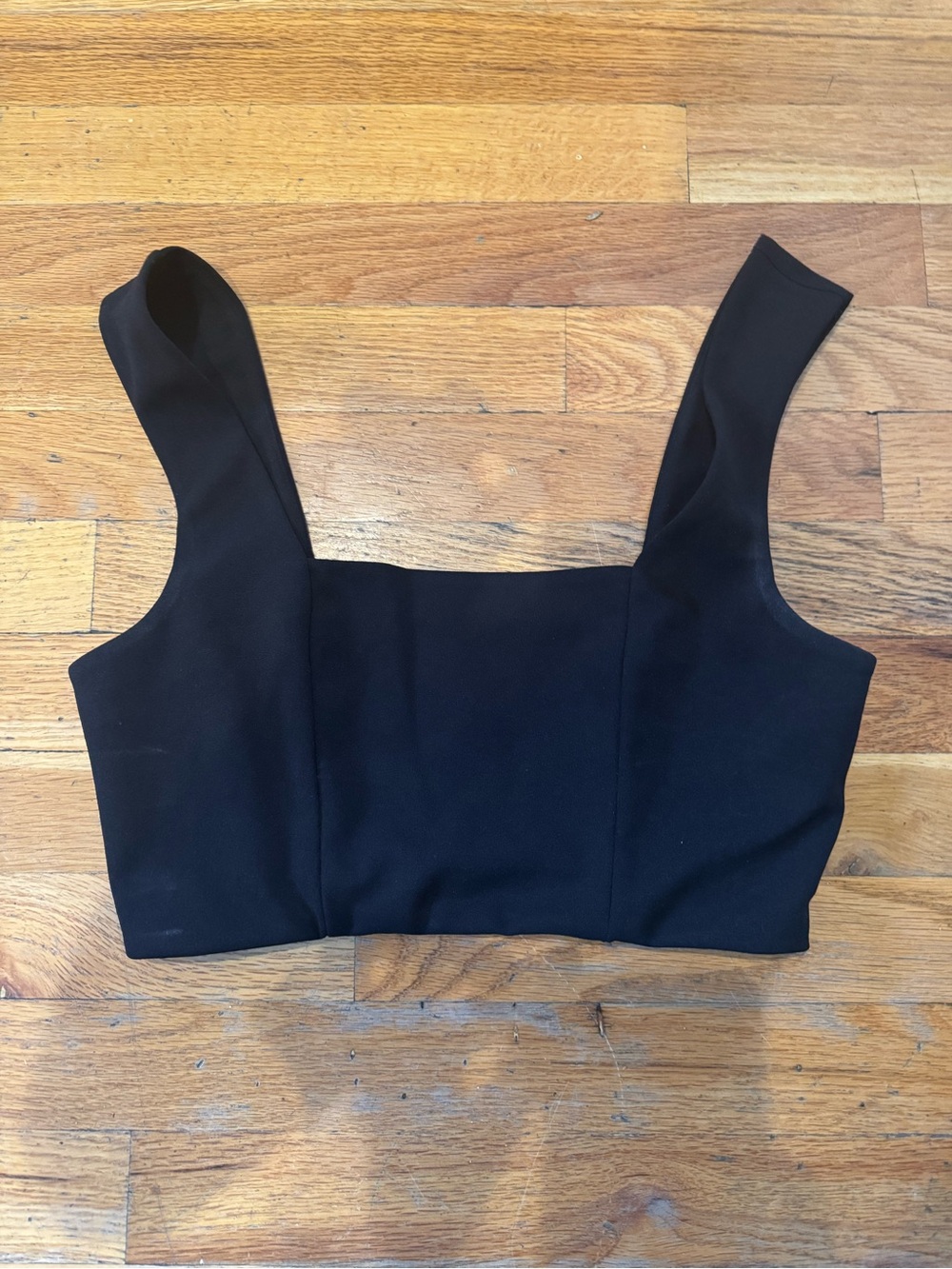 Show Me Your MuMu Black Square Crop Tank